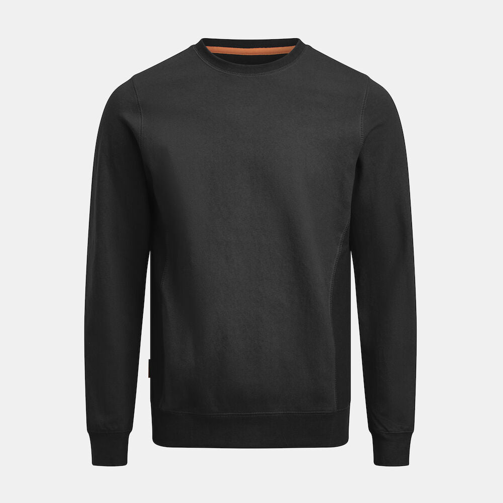 Sweatshirt Roundneck Black/Black XXS