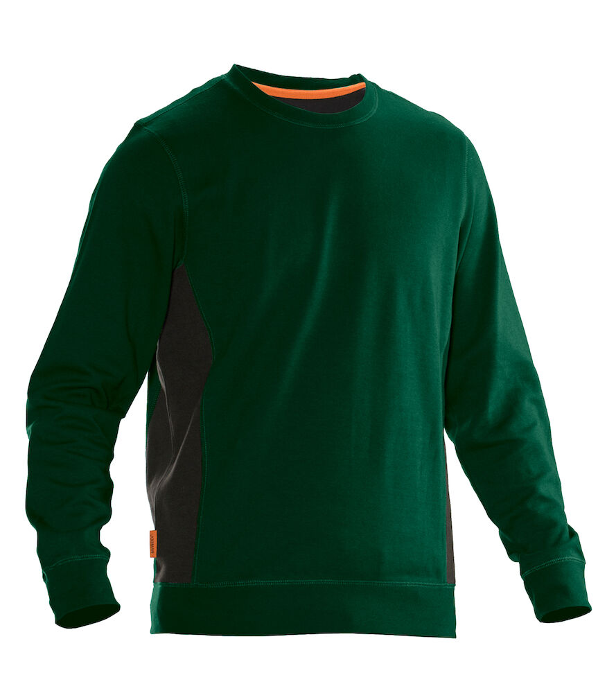 Sweatshirt Roundneck Forest Green XS
