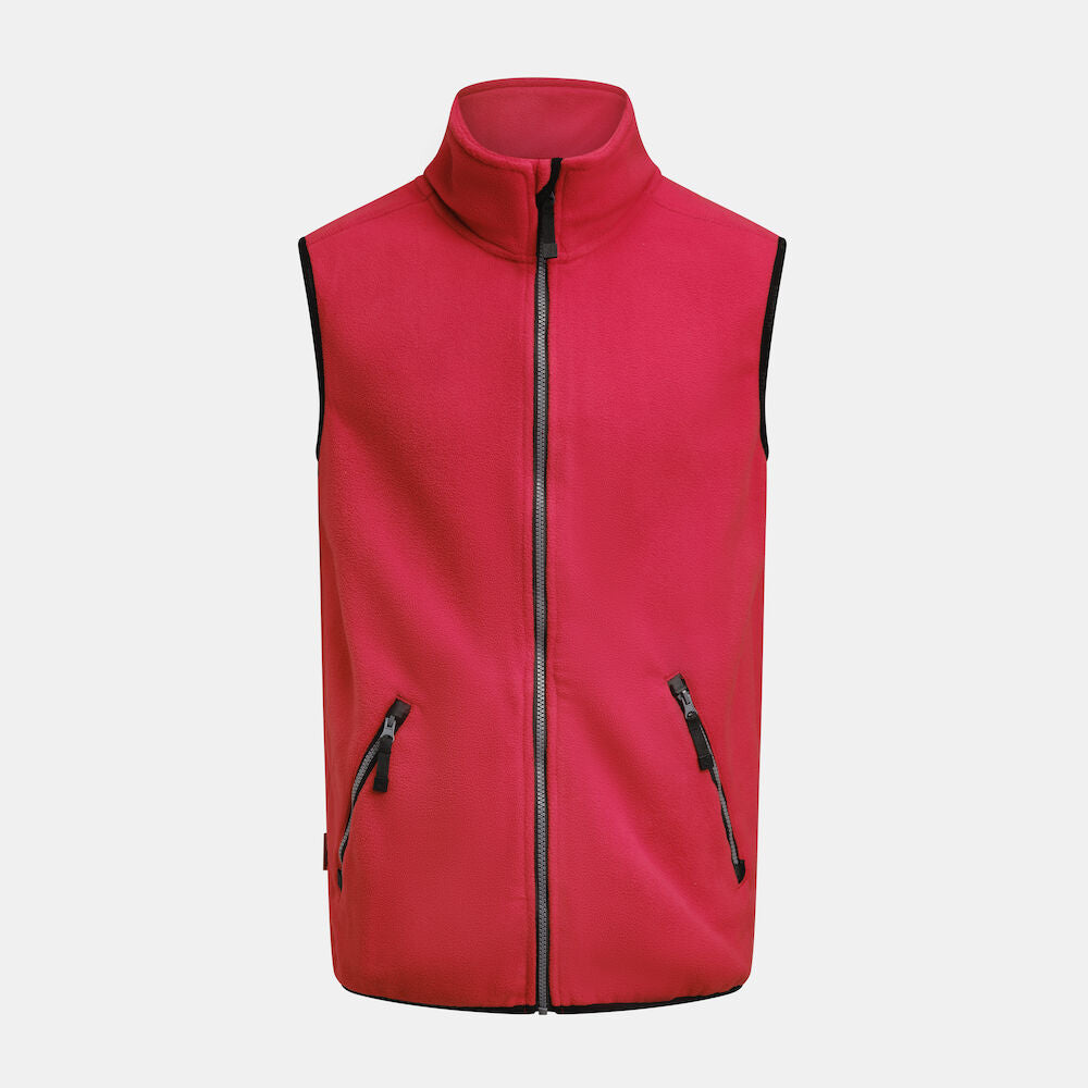 Polar Fleece Vest Red XS