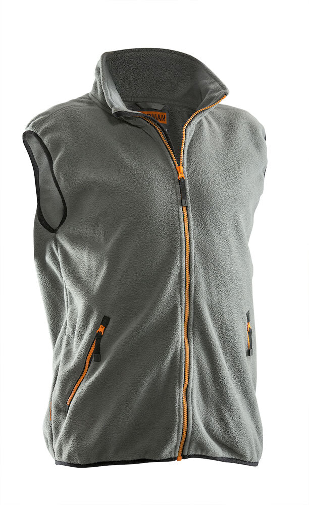 Polar Fleece Vest Dark Grey XS