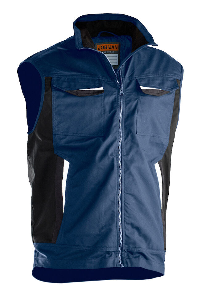 Poly Cotton Vest Navy XS