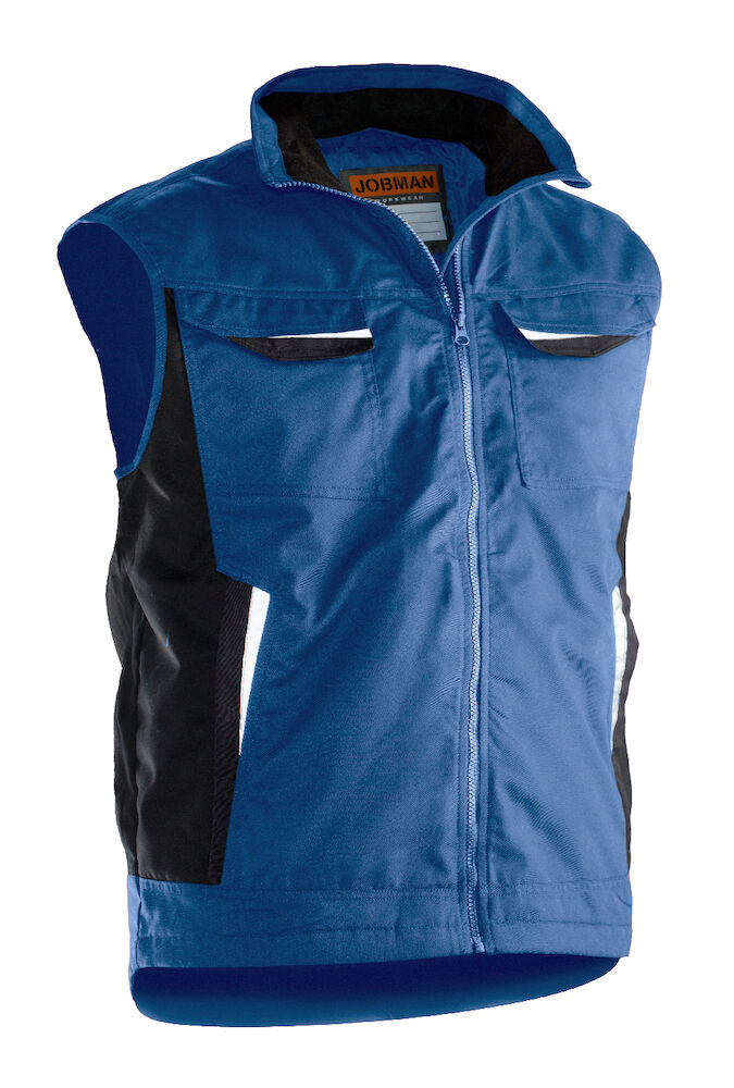 Poly Cotton Padded Vest Sky Blue XS