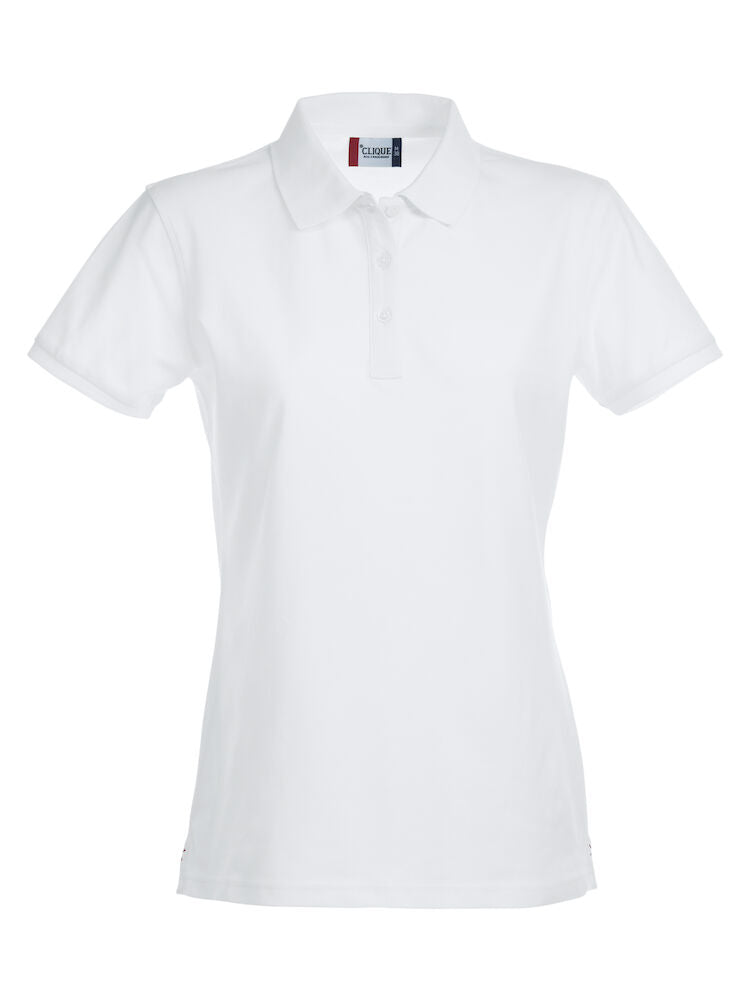 Stretch Premium Polo Ladies White XS