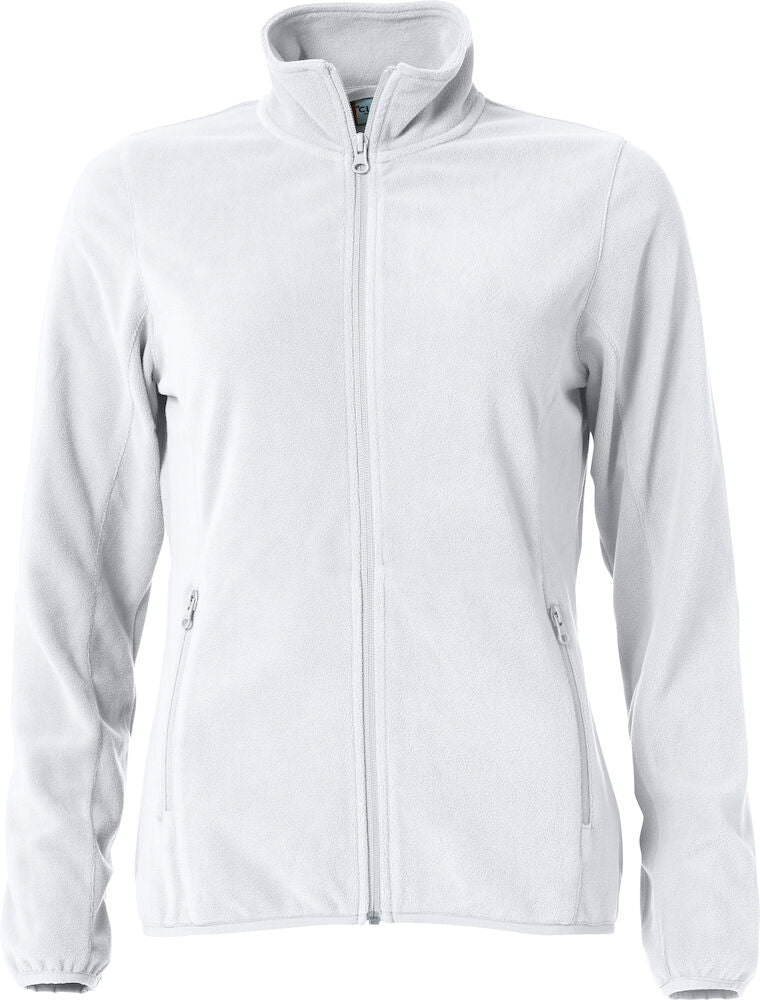 Basic Micro Fleece Jacket Ladies White XS