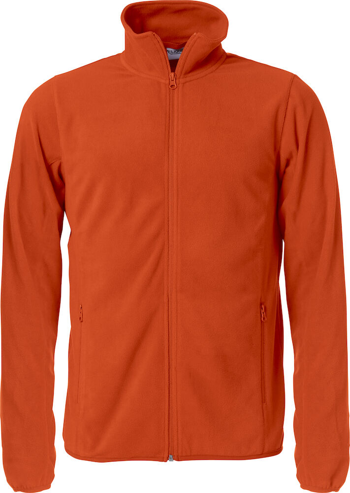 Basic Micro Fleece Jacket Blood Orange XS