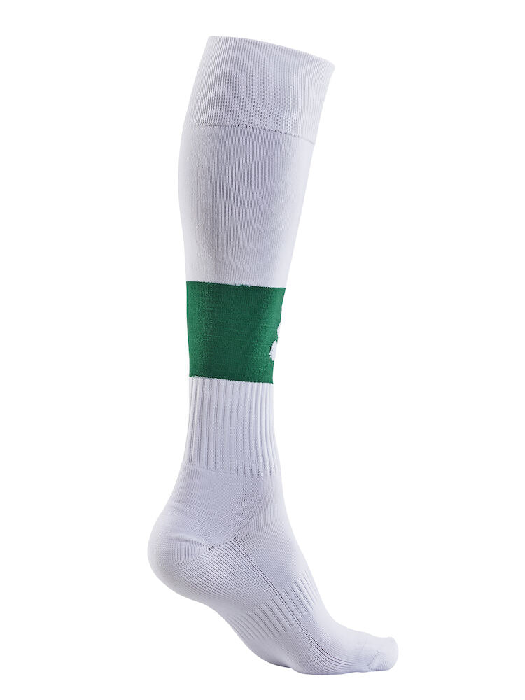 Squad Sock Contrast White/Team Green