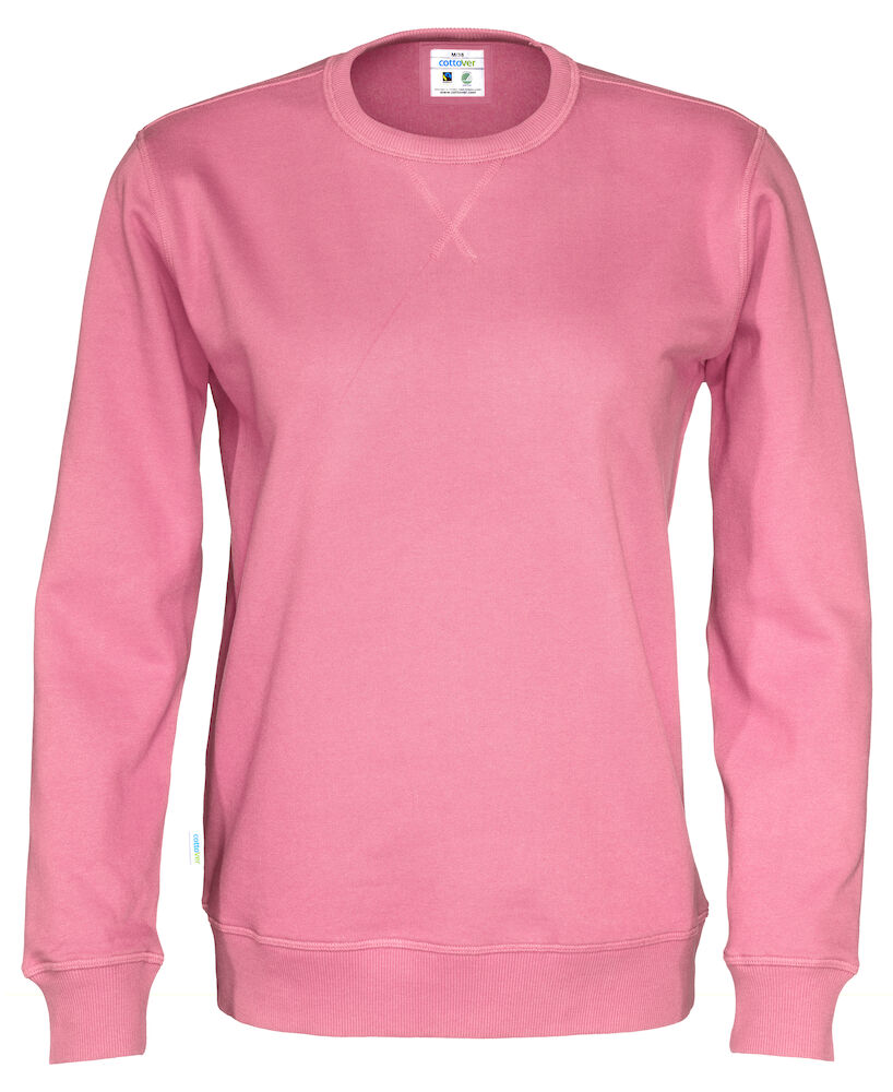 Crew Neck Unisex (GOTS) Pink XXS