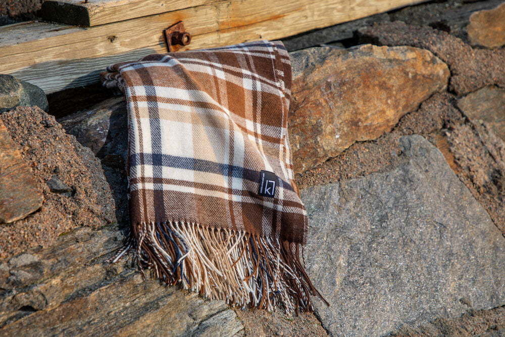 Pledd Mosshed Kosta Linnewäfveri