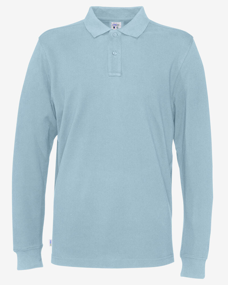 Pique LS Man (GOTS) Sky Blue S