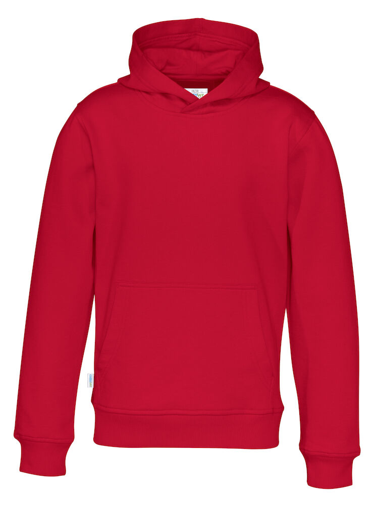 Hood Kid (GOTS) Red 90/100