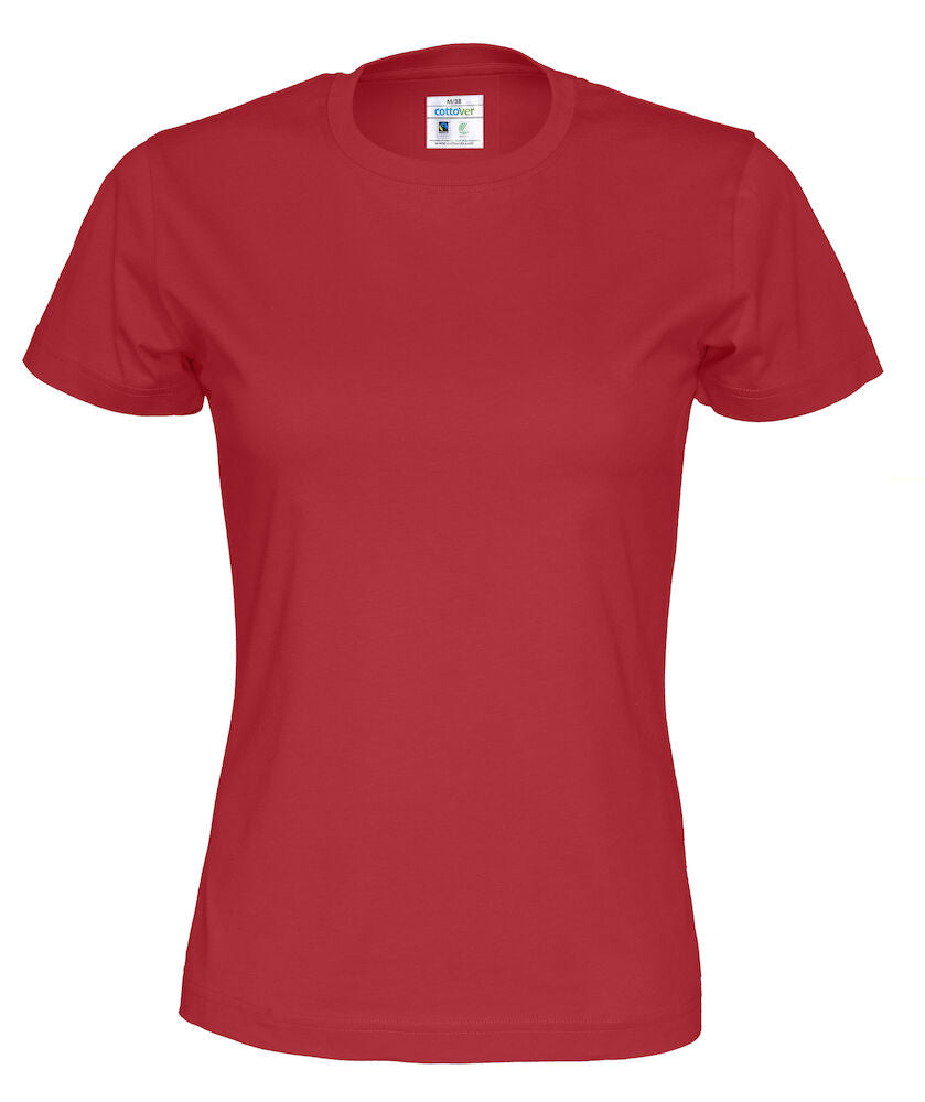 T-shirt Lady (GOTS) Red XS