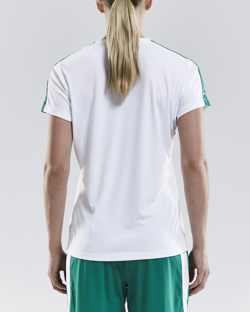 Progress Jersey Contrast W White/Team Green