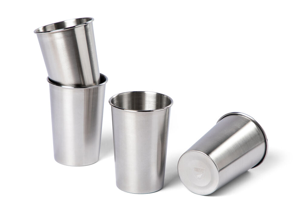 OH Steel mug single wall 4-pack 35c Steel One size