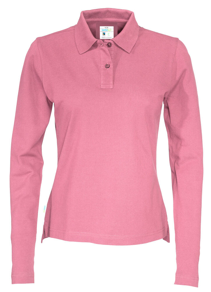 Pique LS Lady (GOTS) Pink XS
