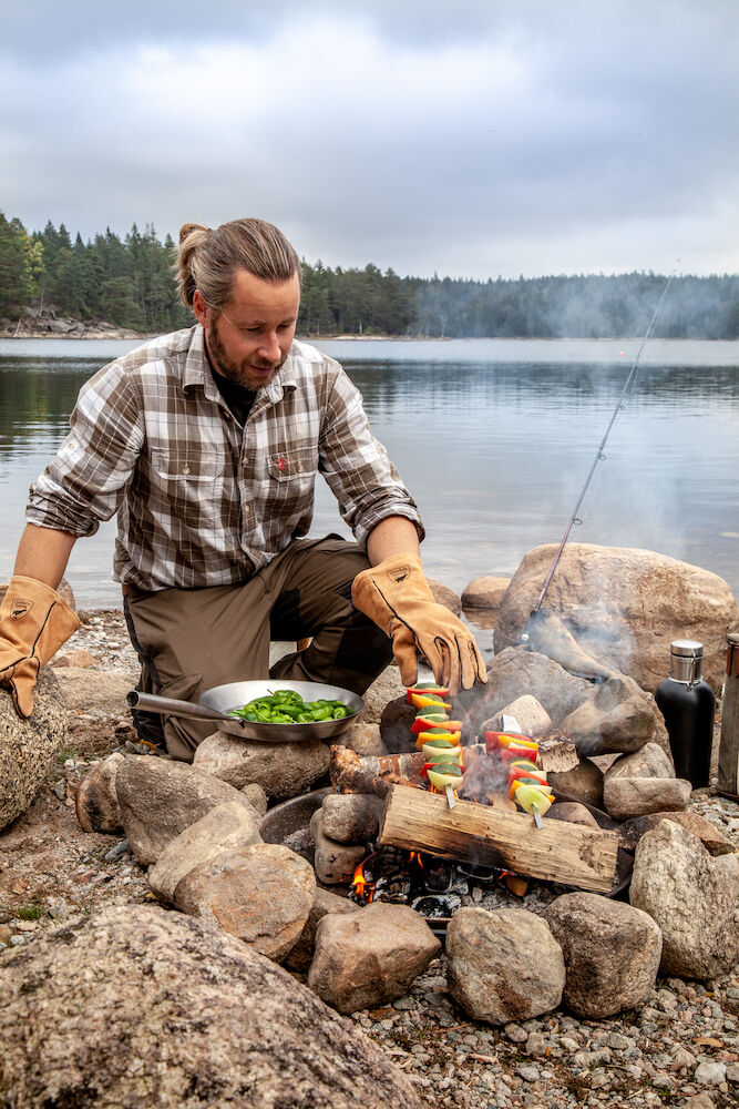 Sammenleggbar stekepanne