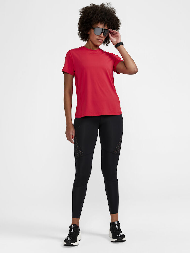 ADV Essence SS Tee W Reddish