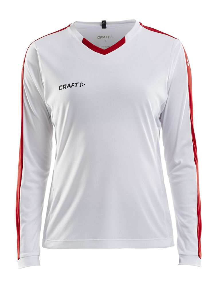 Progress Jersey Contrast Ls W White/Bright XS