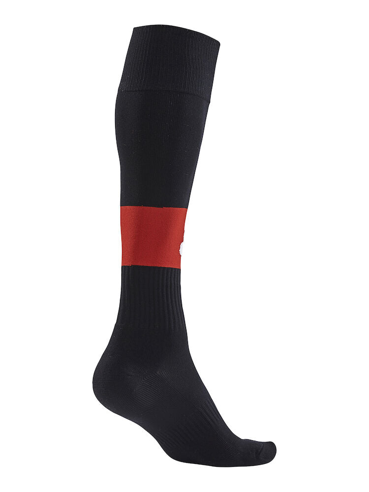 Squad Sock Contrast Black/Bright Red