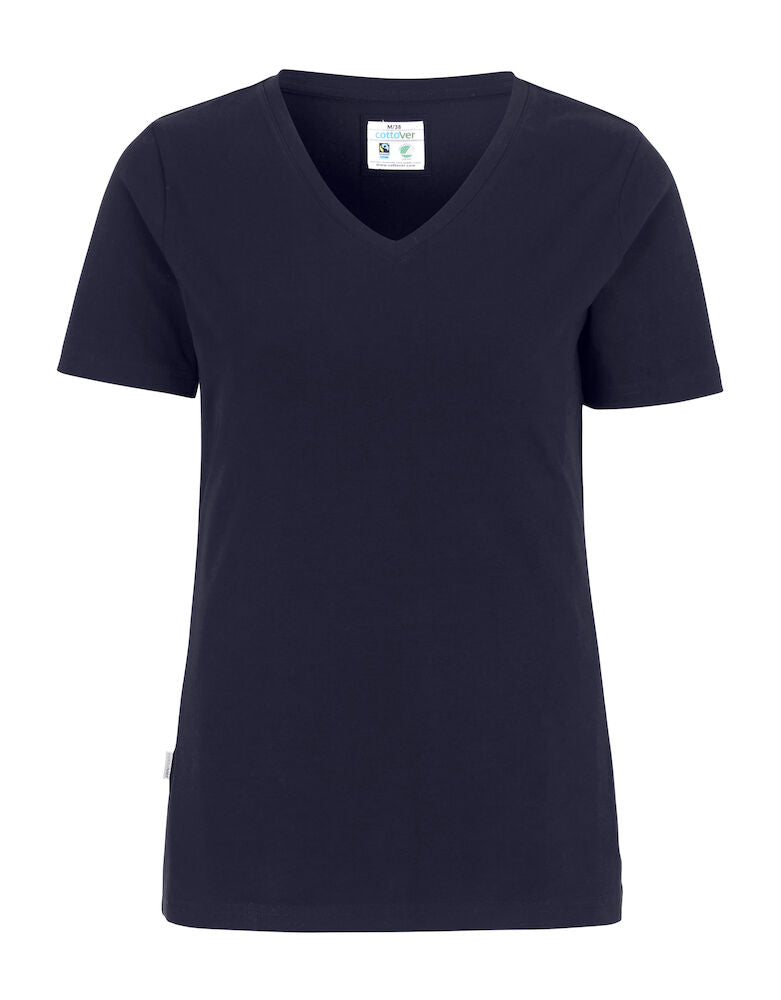 Stretch V-Neck Lady (GOTS) Navy XS