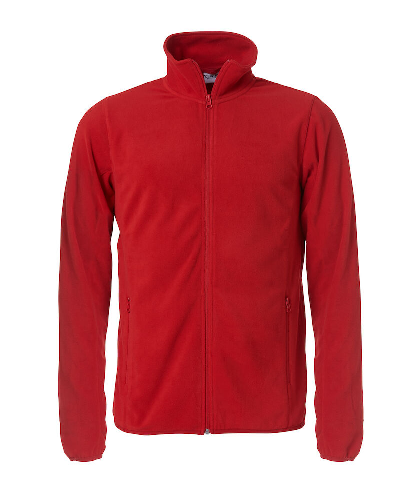 Basic Micro Fleece Jacket Red XS
