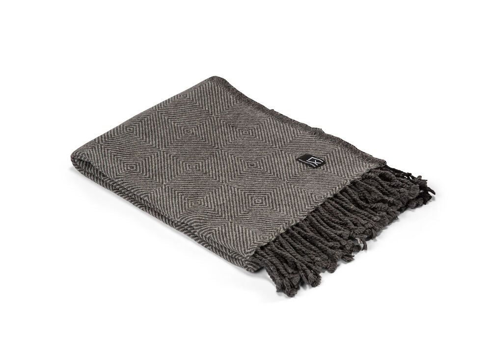 Plaid Kolstorp Recycled Dark Grey One size