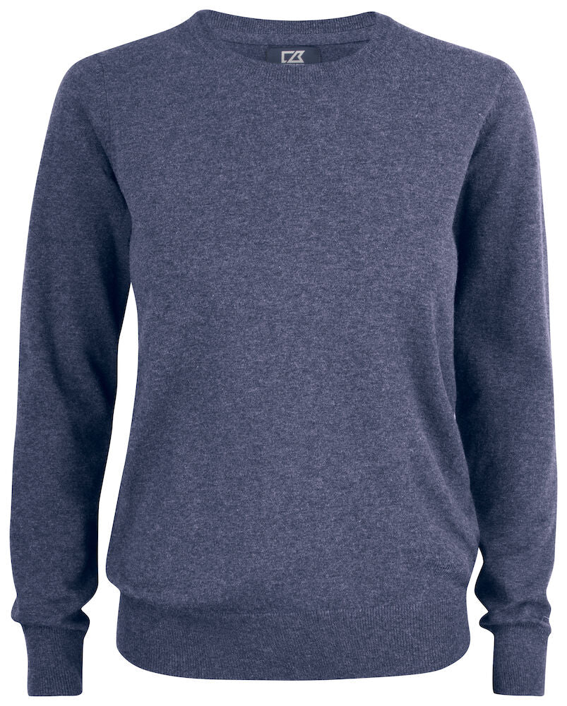 Oakville Crewneck Ladies Navy Melange XS