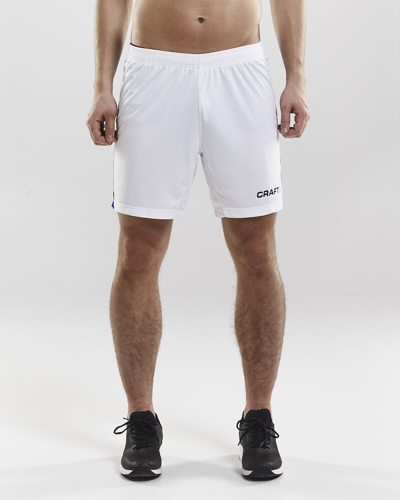 Progress Short Contrast M White/Club Cobolt