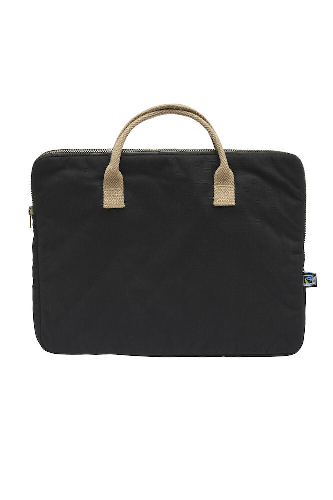 Canvas Computer Case (GOTS) Black 13"
