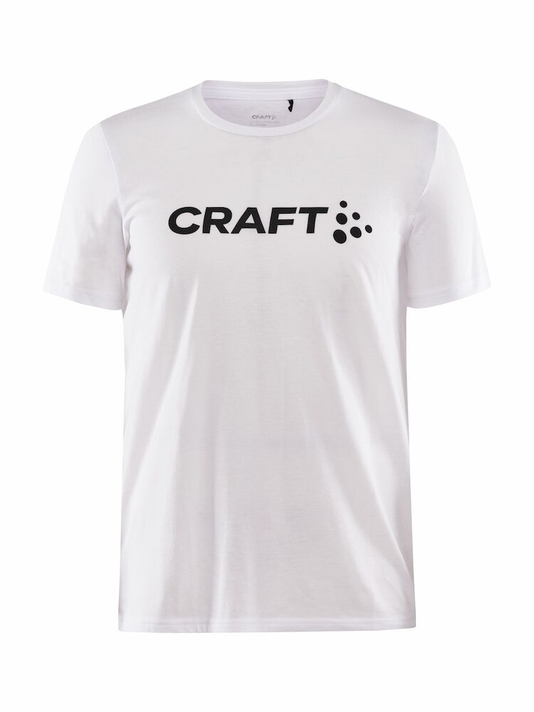 Community Logo SS Tee M White Melang XS