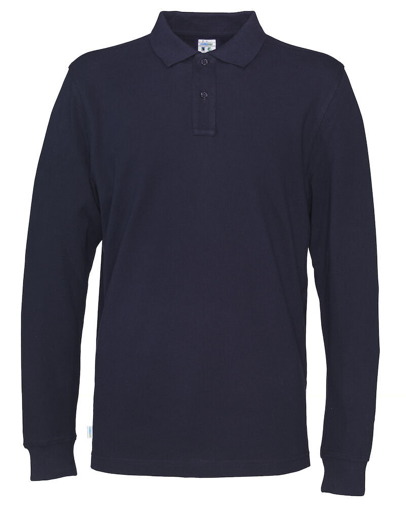 Pique LS Man (GOTS) Navy S