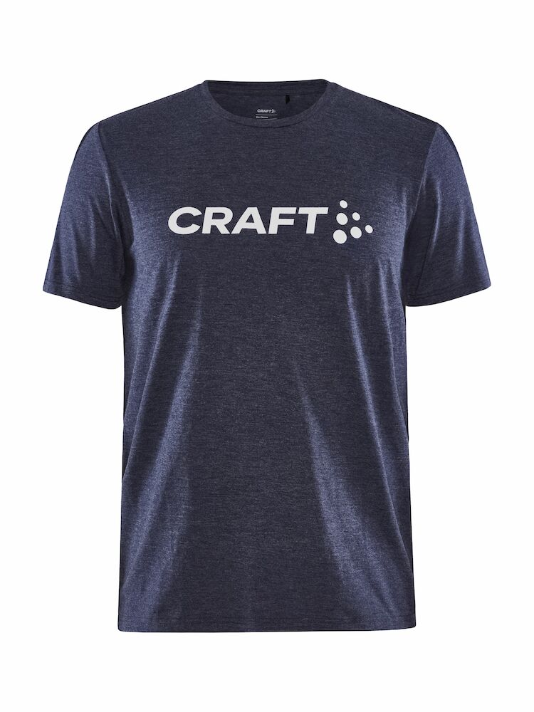 Community Logo SS Tee M Navy Melange XS