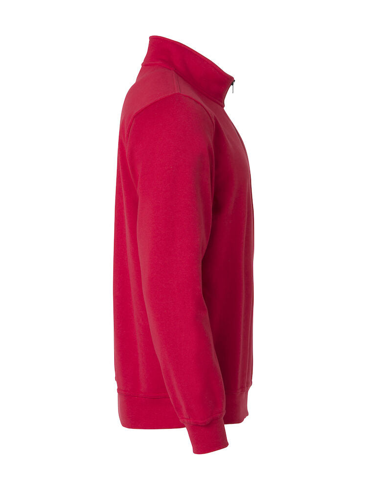 Basic Half Zip Red