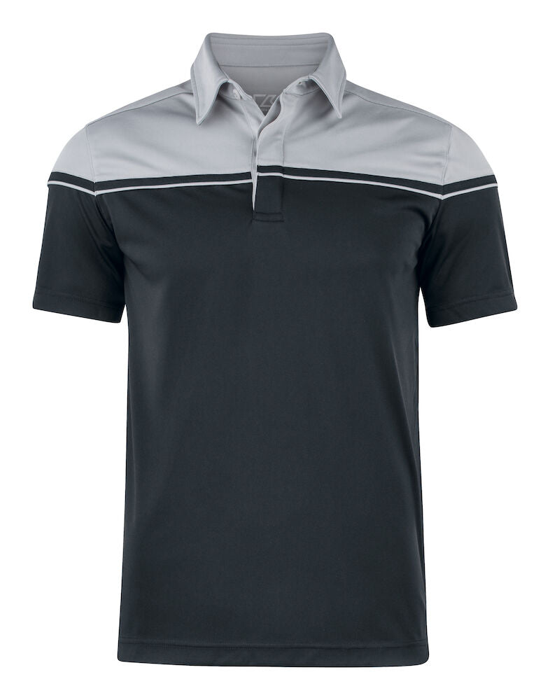 Seabeck Polo Men`s Black w/Light Grey yoke S