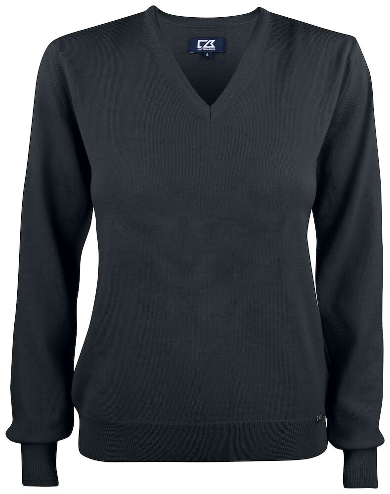 Everett V-Neck Ladies Black S