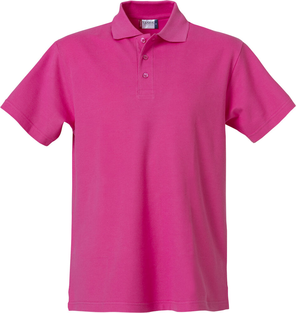 Basic Polo Bright Cerise