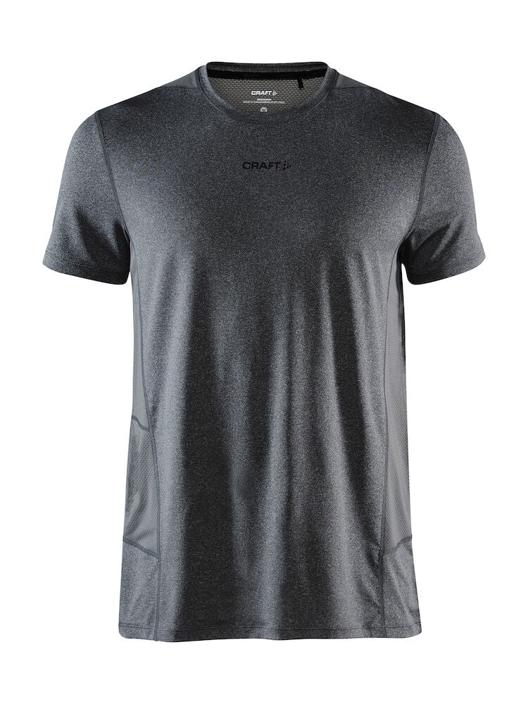ADV Essence SS Tee M Black-Melange