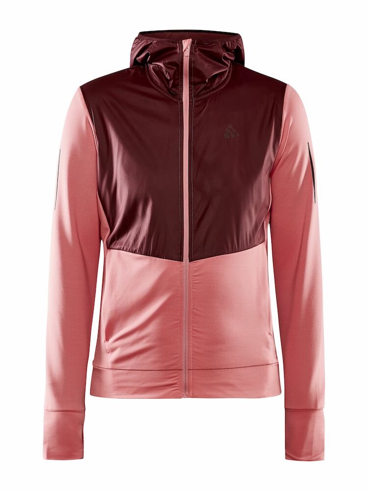 Adv Charge Jersey Hood Jacket W Coral/truffle S