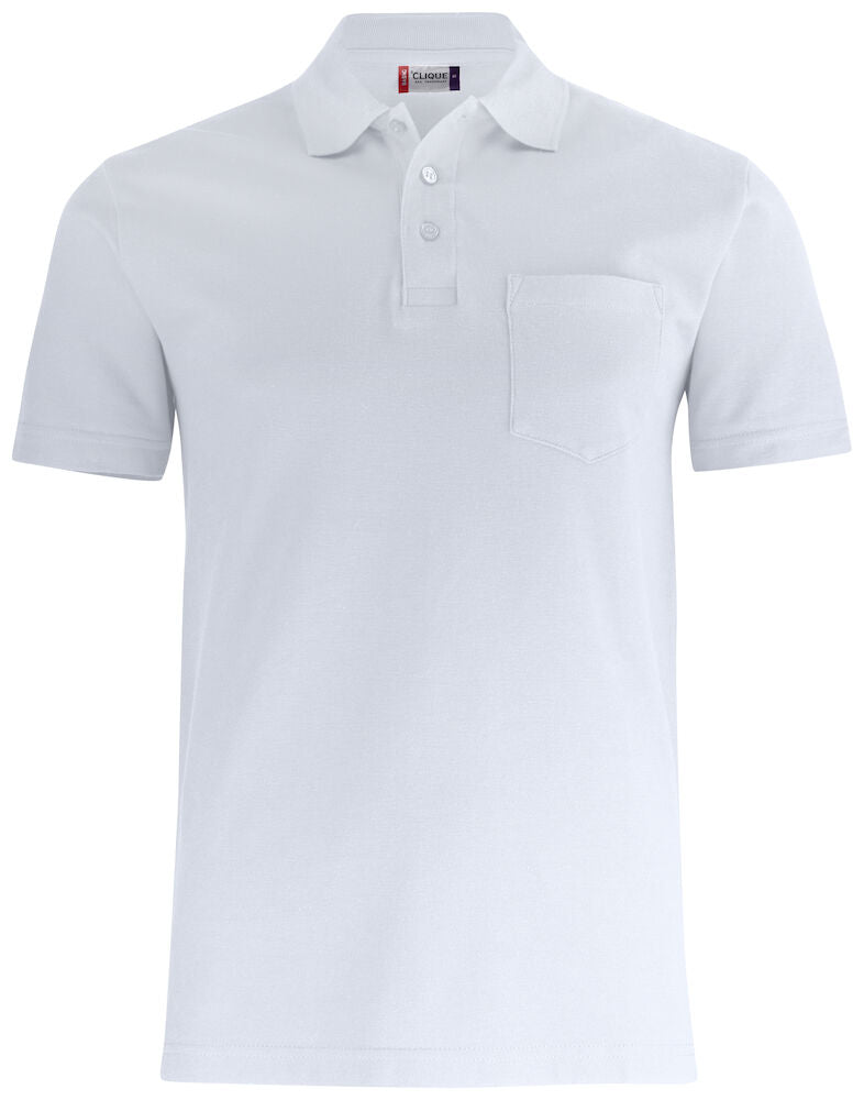 Basic Polo w. Pocket White XS