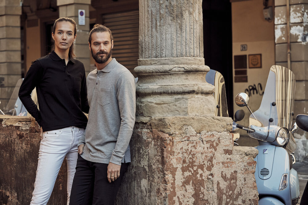 Basic Polo L/S Pocket