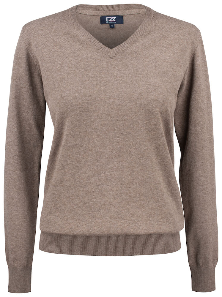 Oakville V-neck Ladies Nougat Melan XS