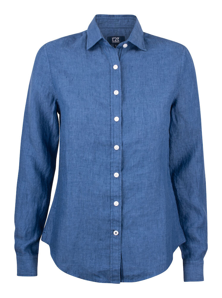 Summerland Linen Shirt Ladies Dream Blue XS