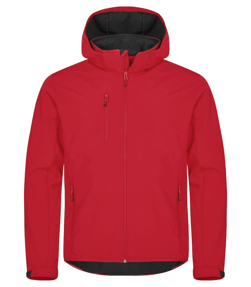 Classic Softshell Hoody Red XS