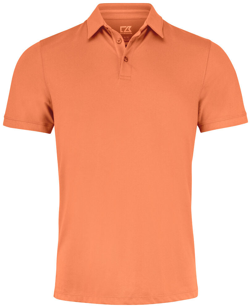 Oceanside Stretch Polo Men Peach S