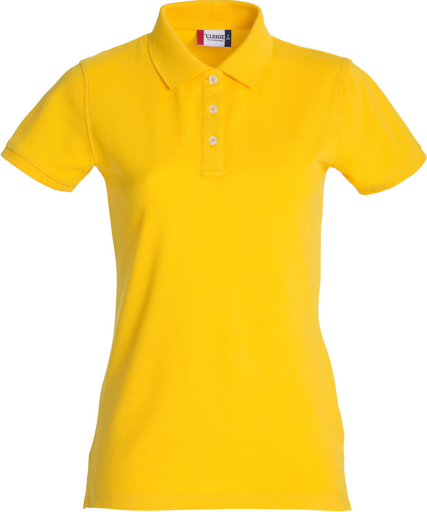 Stretch Premium Polo Ladies Lemon S