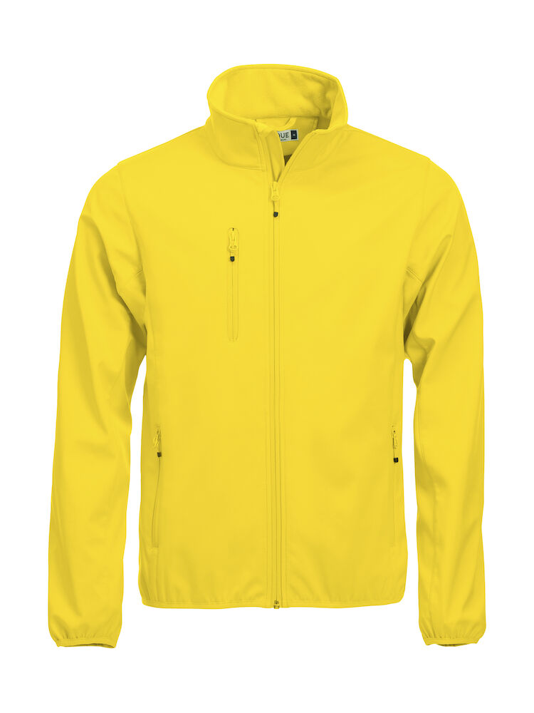Basic Softshell Jacket Lemon XS