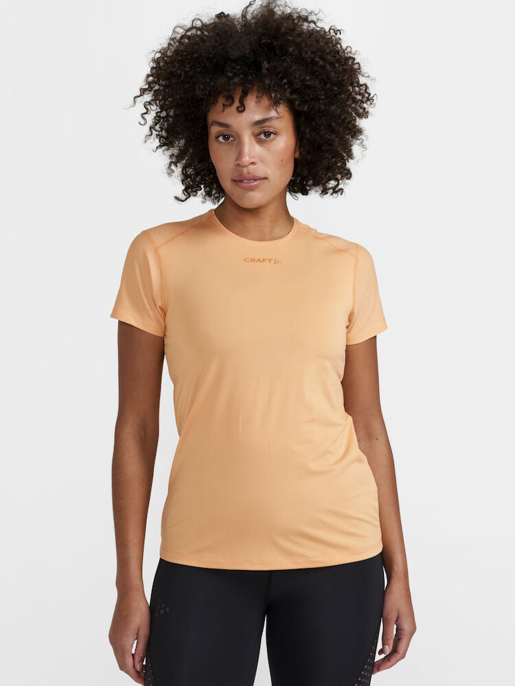 ADV Essence SS Slim Tee W Peach