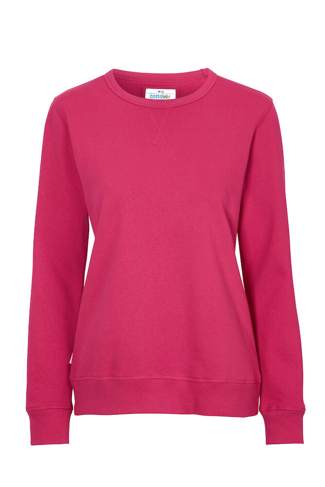 Crew Neck Lady (GOTS) Dark Cerise XS
