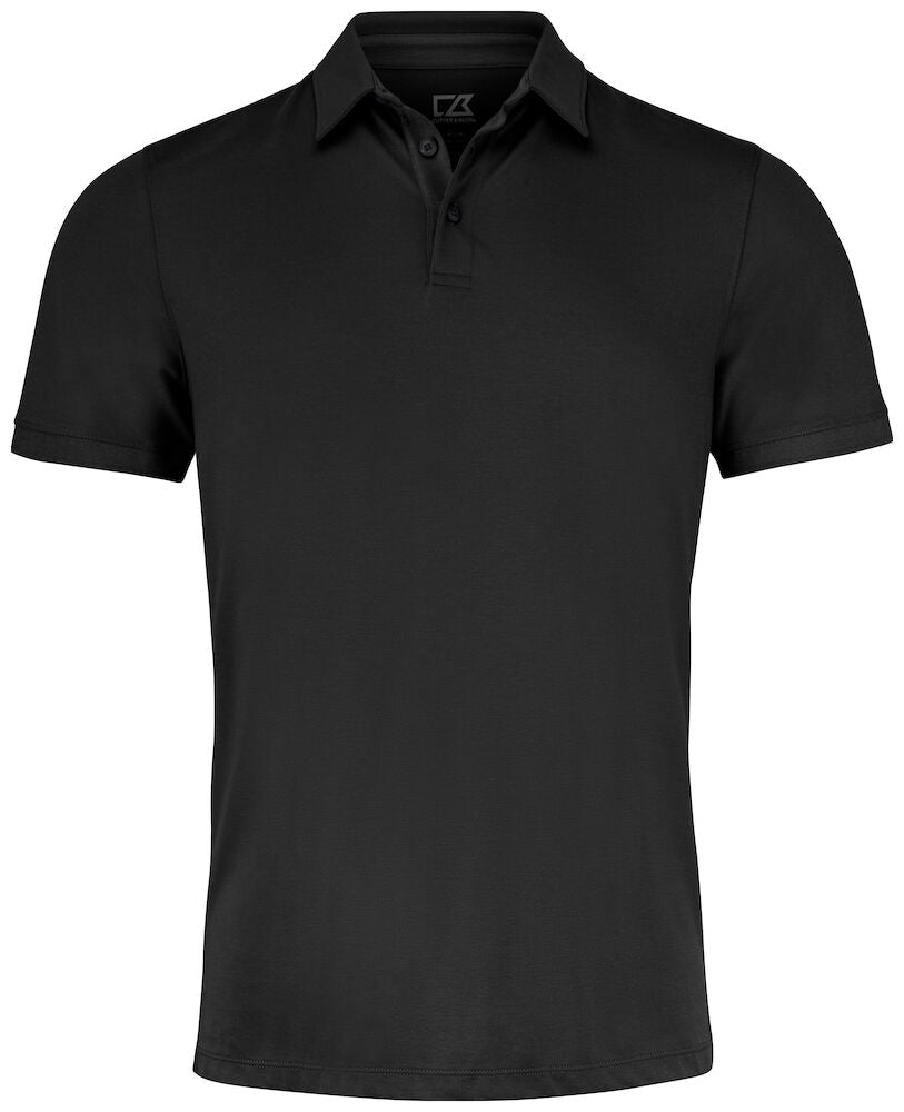 Oceanside Stretch Polo Men Black S