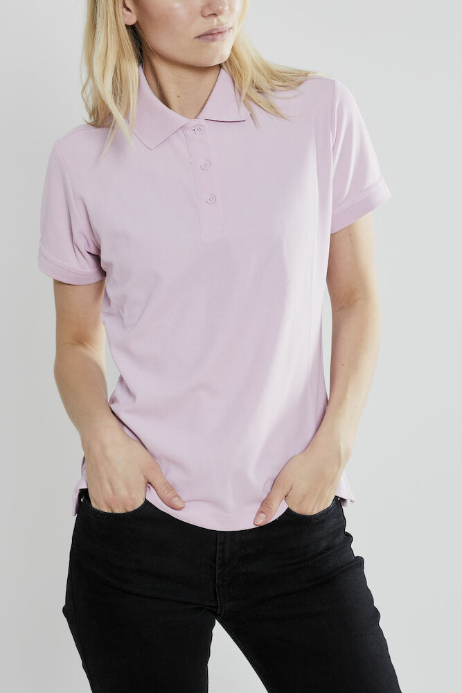 Polo Shirt Pique Classic W Misty Melange