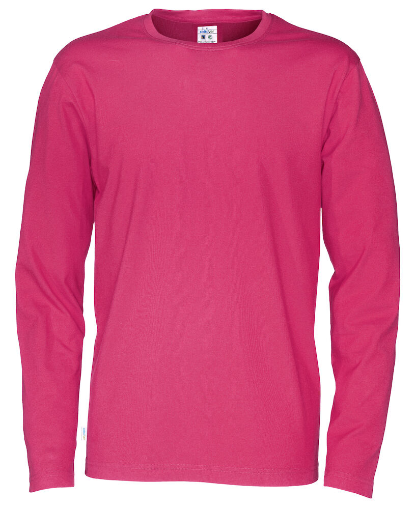 T-Shirt LS Man (GOTS) Dark Cerise S